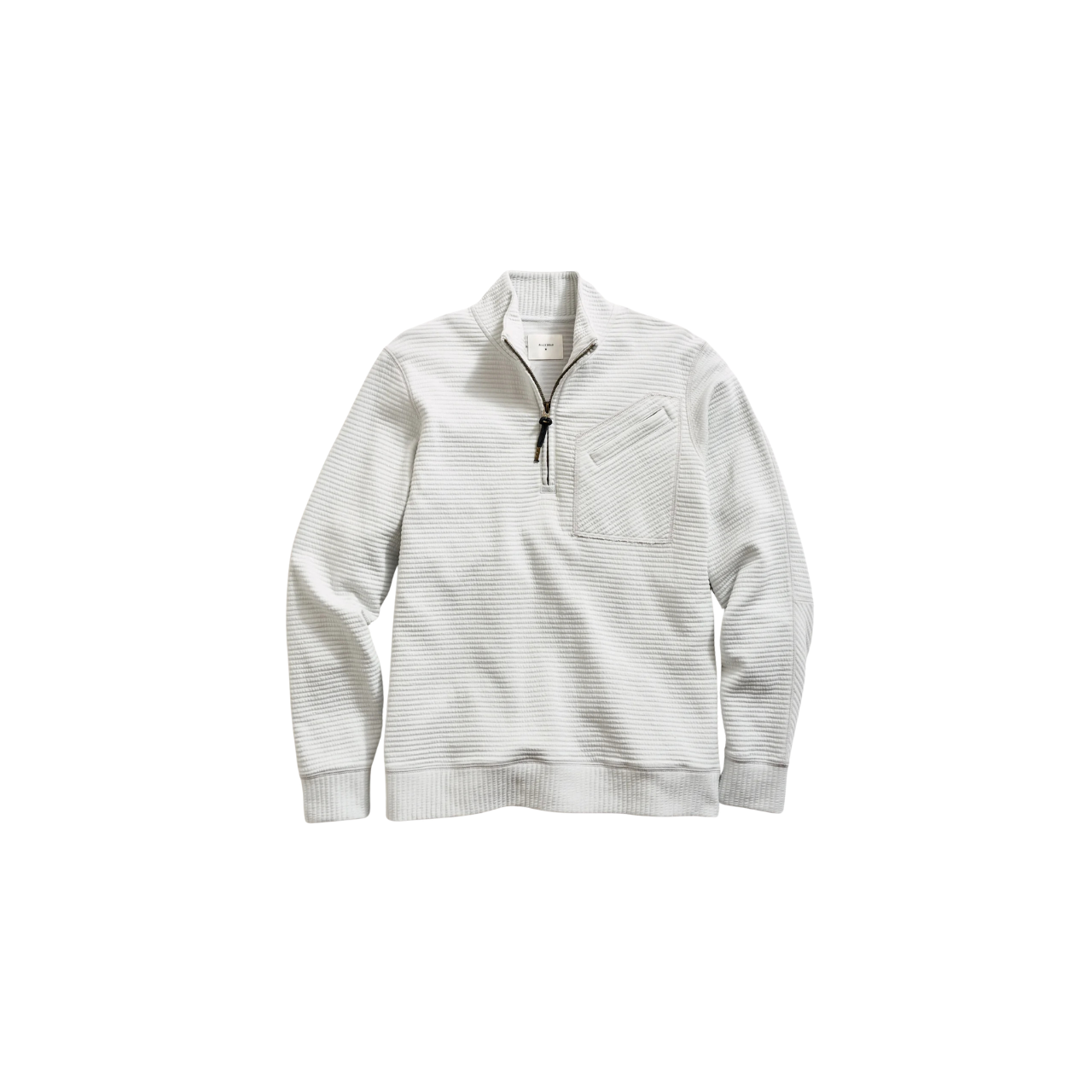 Quilted Half Zip - Beach Blue