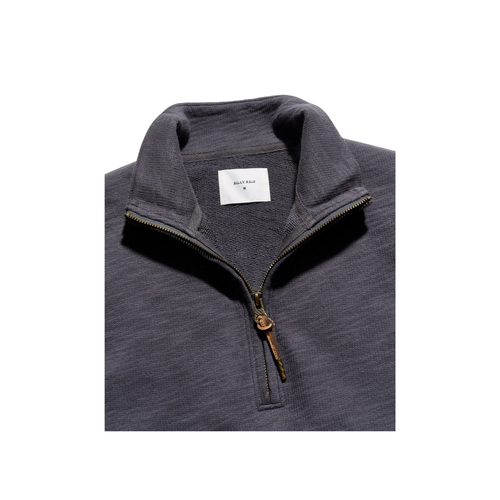 French Terry Half Zip - Asphalt
