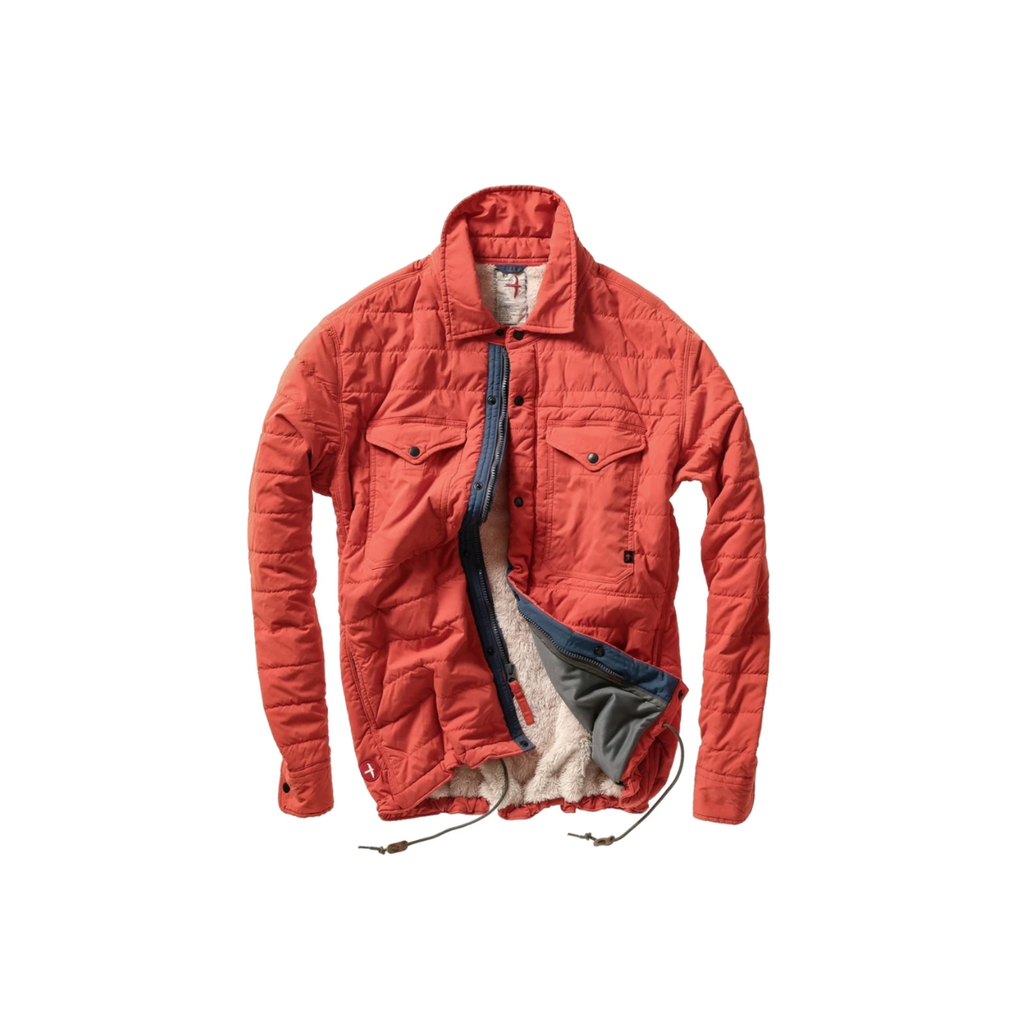 Quilted Superfleece Jacket - Dk Orange