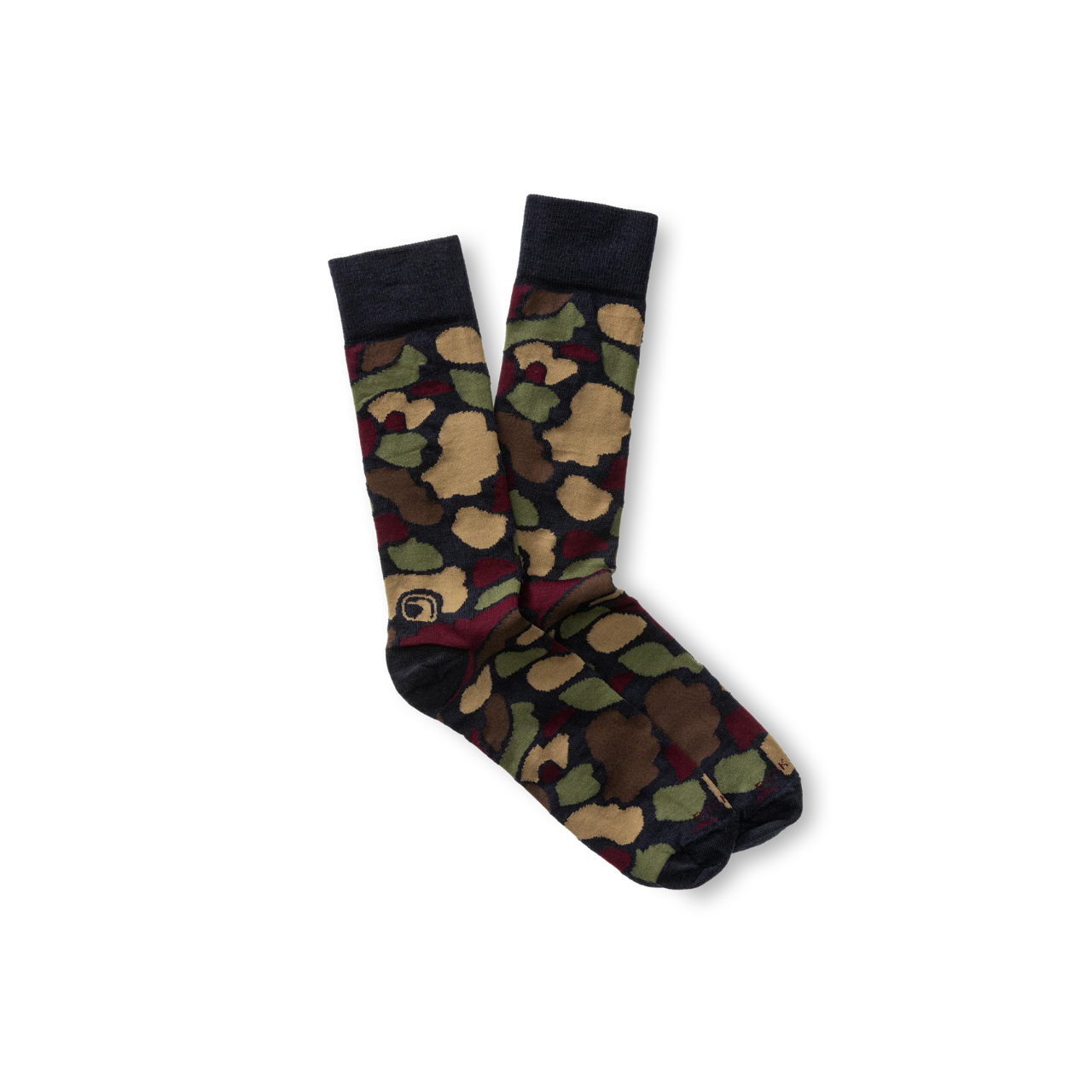 Everyday Chino Sock Camo - Deep Navy