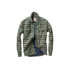 Quilted Flannel Shirt Jacket - Green Multi