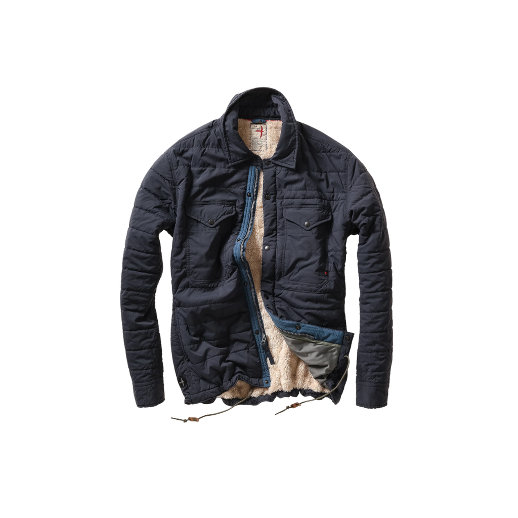 Quilted Superfleece Jacket - Navy