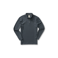 LS Hanover Pima Cotton Pique Polo Solid - Washed Navy