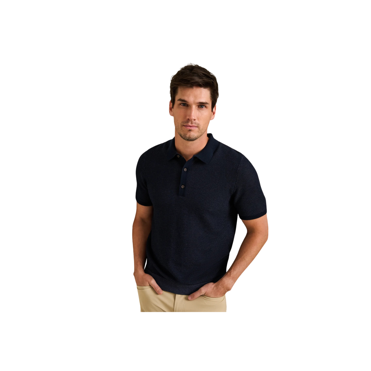 Mercer Knit Polo - True Navy