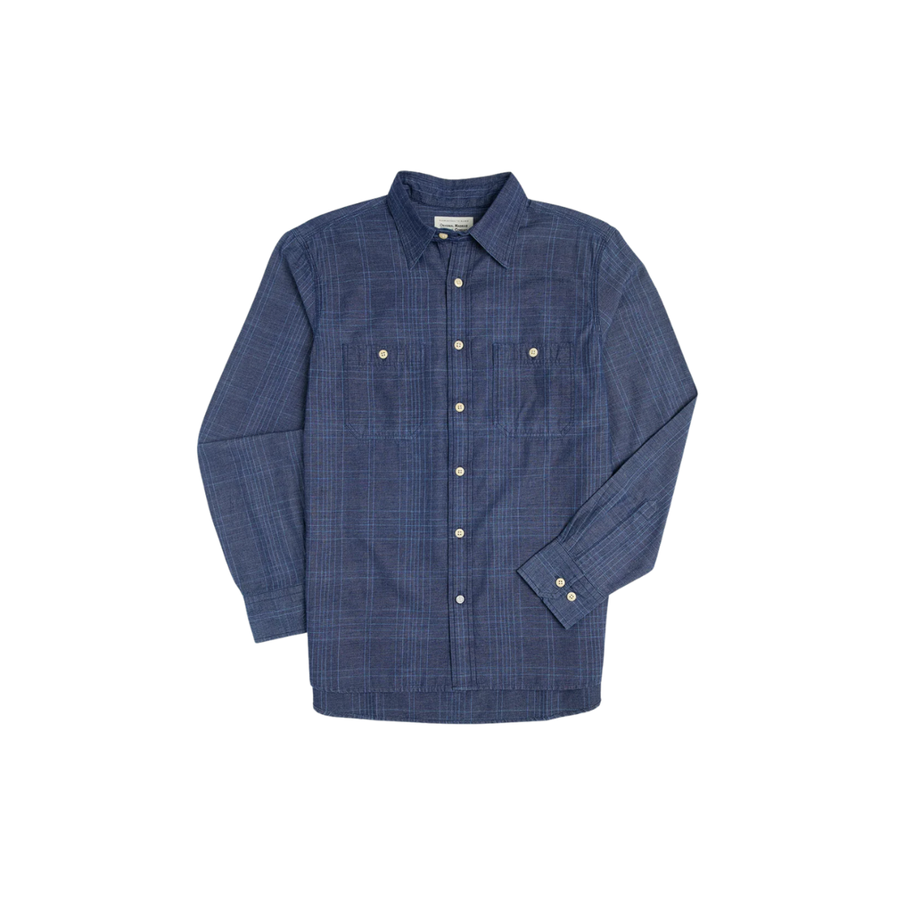 No 240 Utility Shirt - Indigo Check
