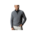 Ridley Cotton Cashmere 1/4 Zip Sweater - Monument Gray Heather