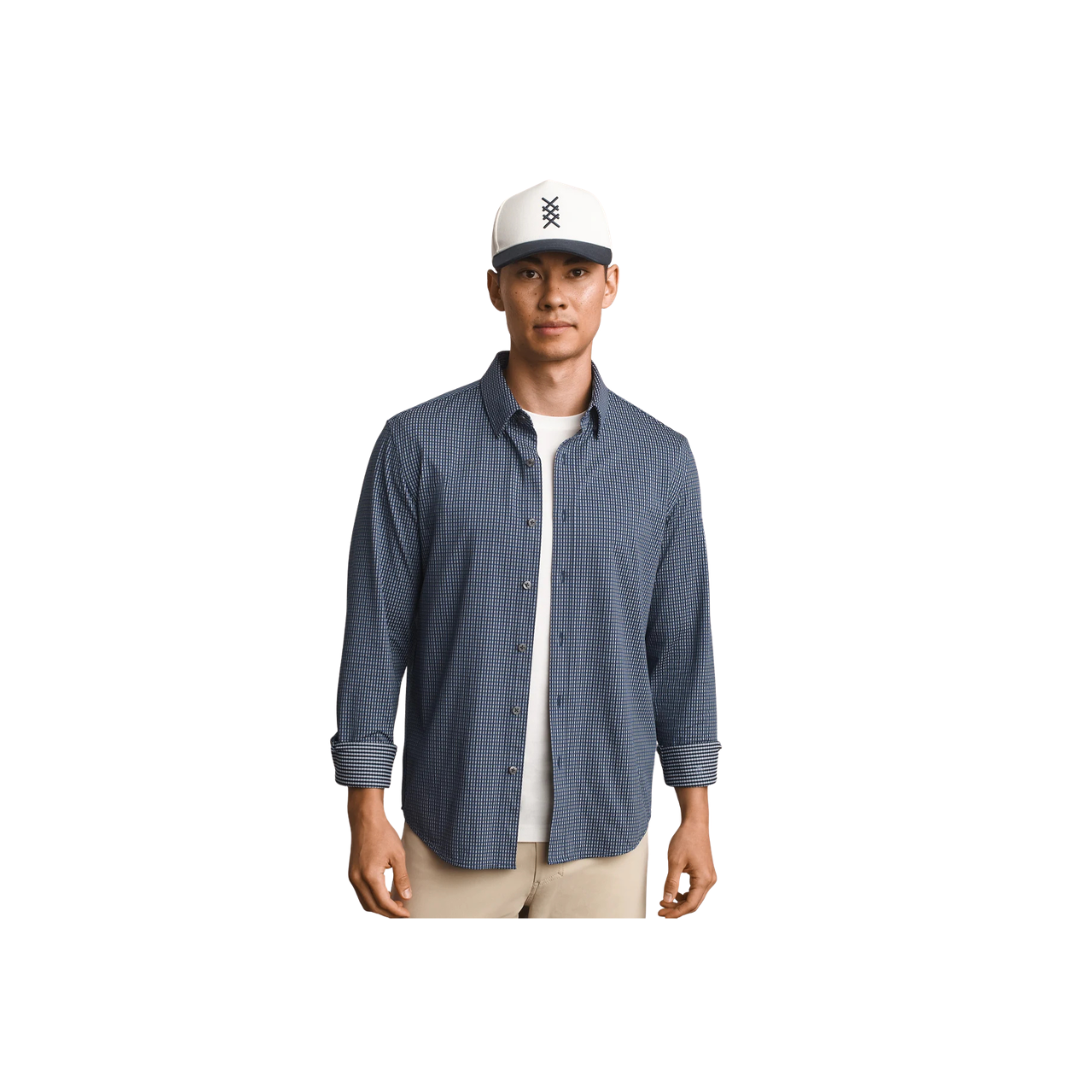 Commuter Shirt - Classic Fit - Navy/Gray Gingham