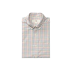 LS Cotton Twill Joyner Plaid Shirt - Lang Plaid - Weathered Rose