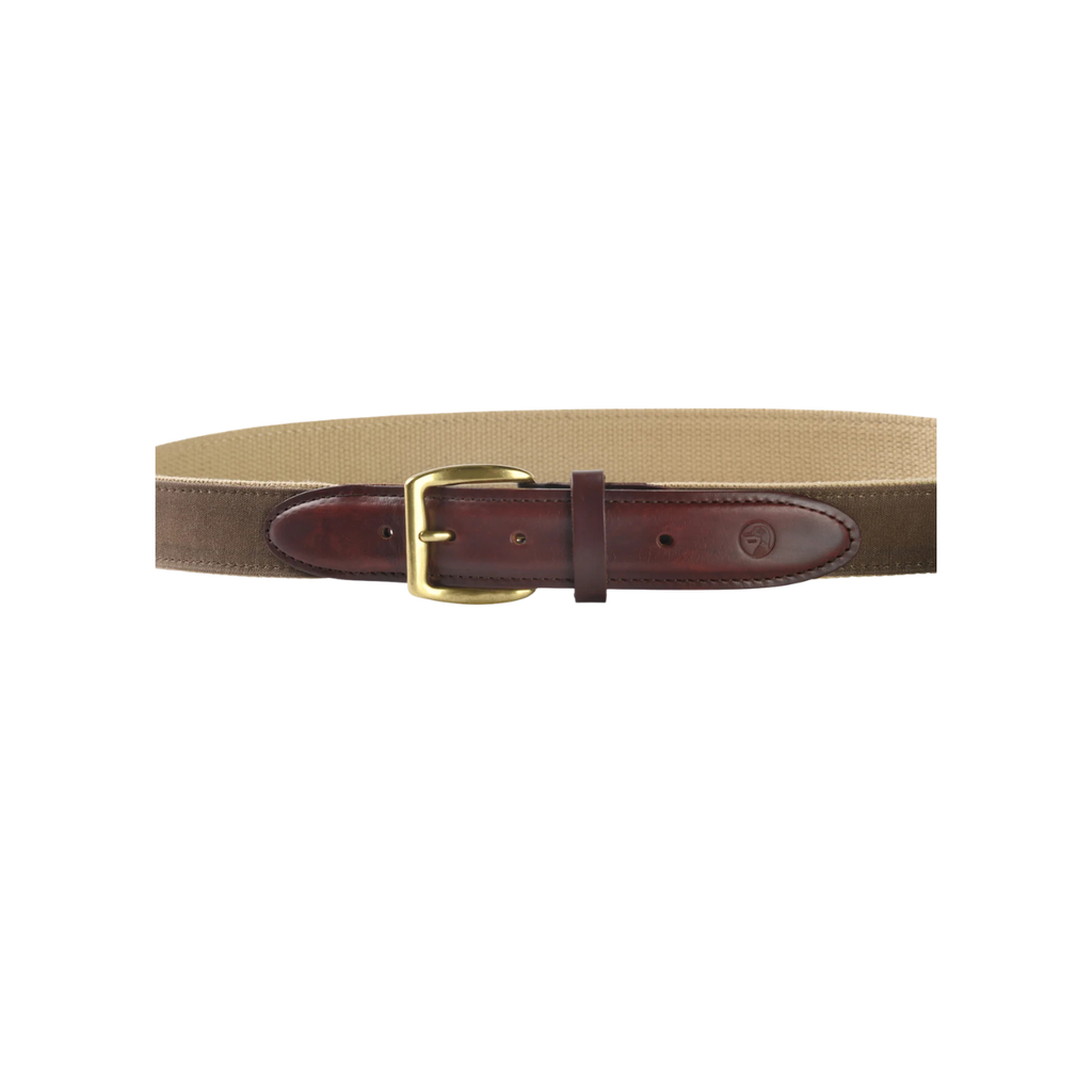 Waxed Canvas Belt - Brown