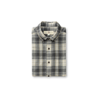 LS Cotton Flannel Sport Shirt - Rolland Plaid - Charcoal Heather