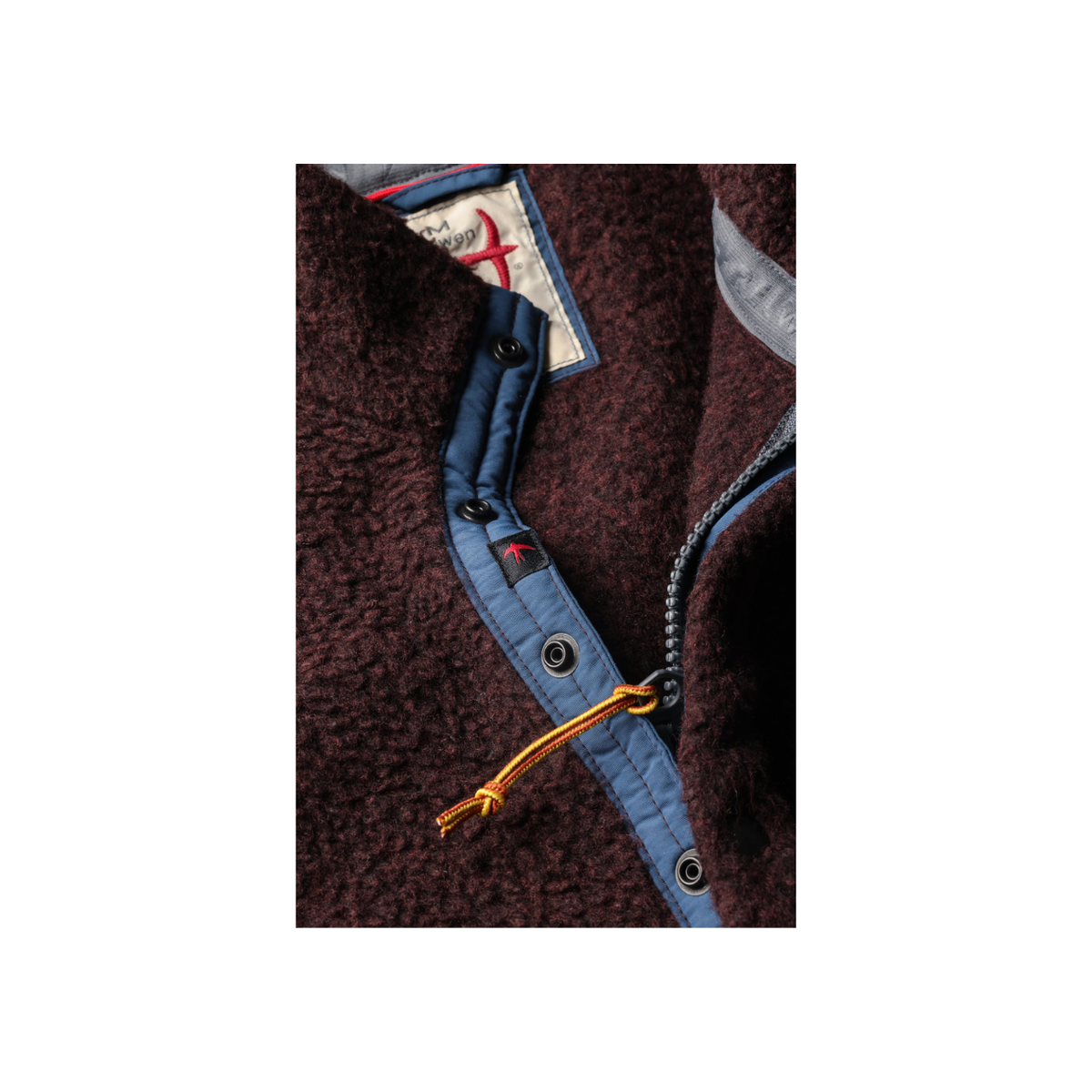 Wooly Shag Snap-Zip - Blackberry