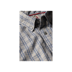 Dress Blues - Light Grey Heather/Blue Grid
