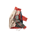 Quilted Superfleece Jacket - Dk Orange