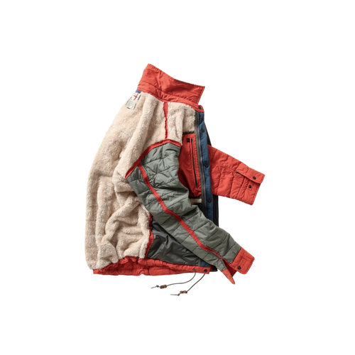 Quilted Superfleece Jacket - Dk Orange