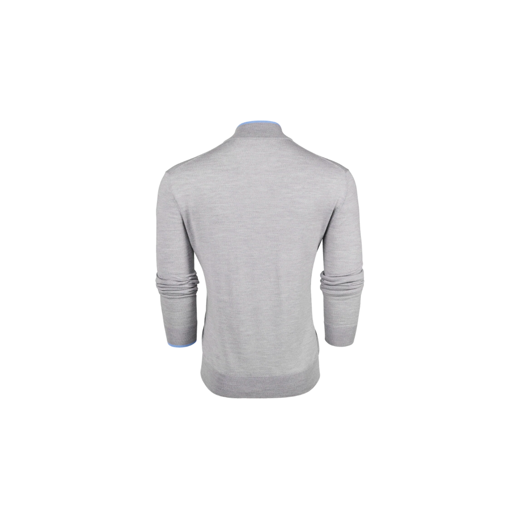 Saratoga Quarter Zip - Light Grey Heather