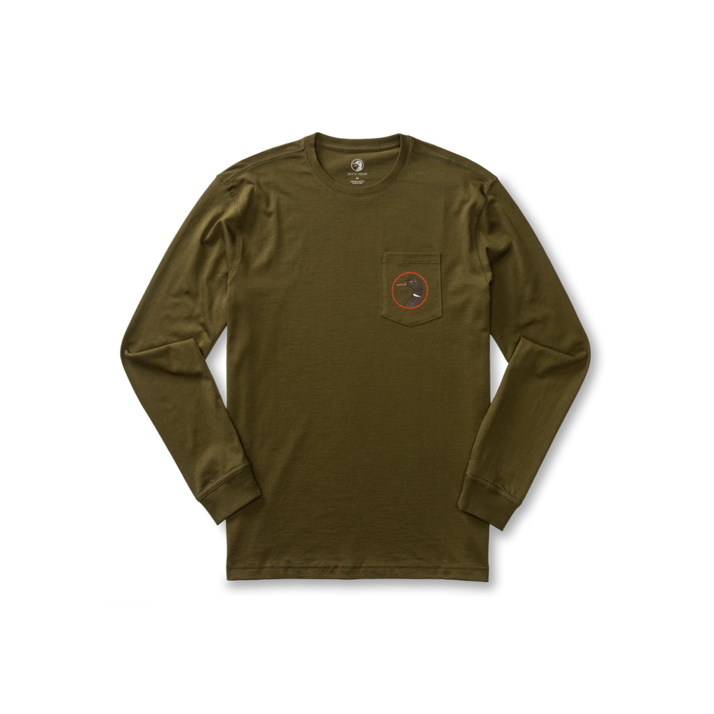 DH Logo LS T-Shirt - Dark Olive