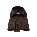Italian Luxury Printed Twill - Espresso