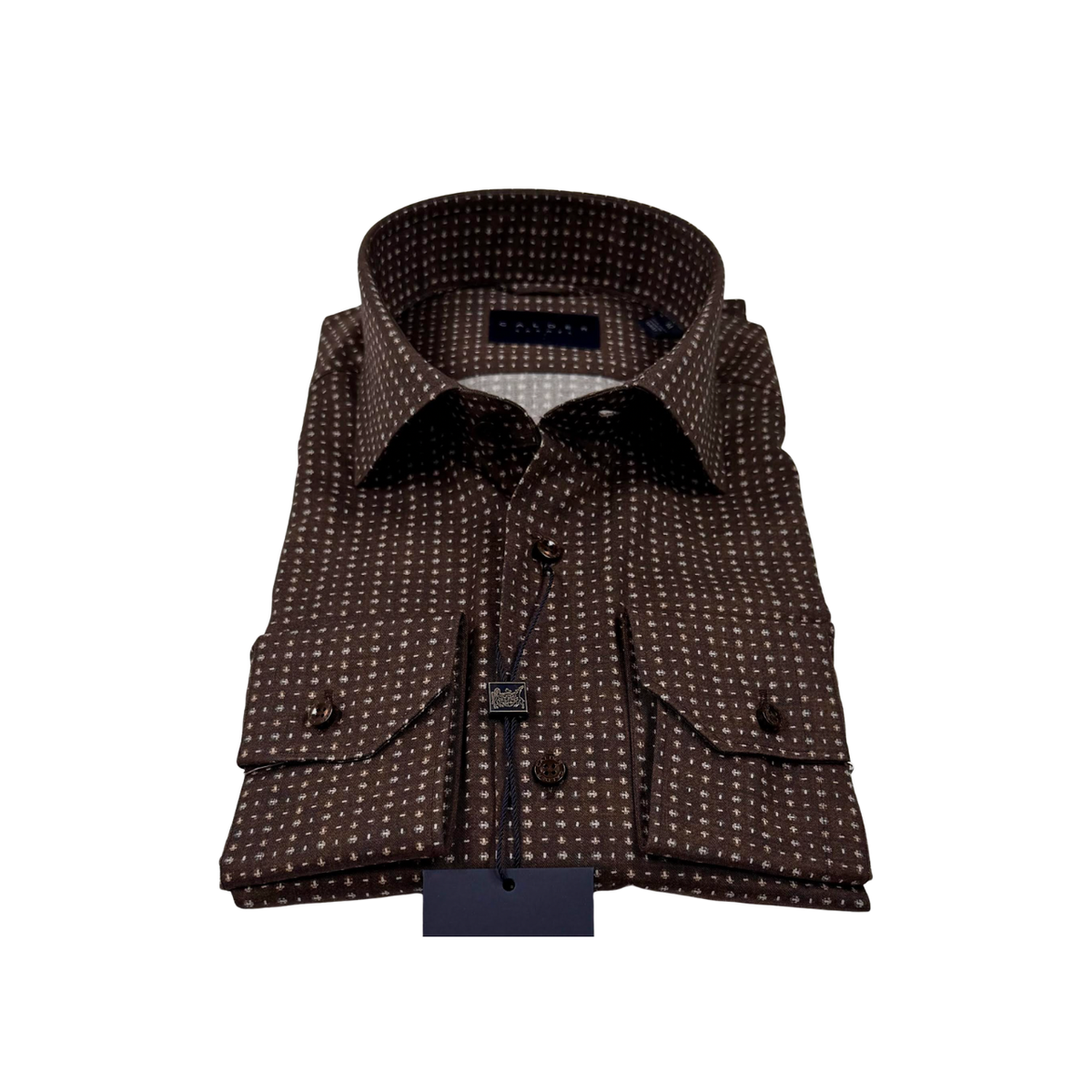 Italian Luxury Printed Twill - Espresso