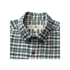 LS Cotton Flannel Sport Shirt - Radcliffe Plaid - Windblown Sky