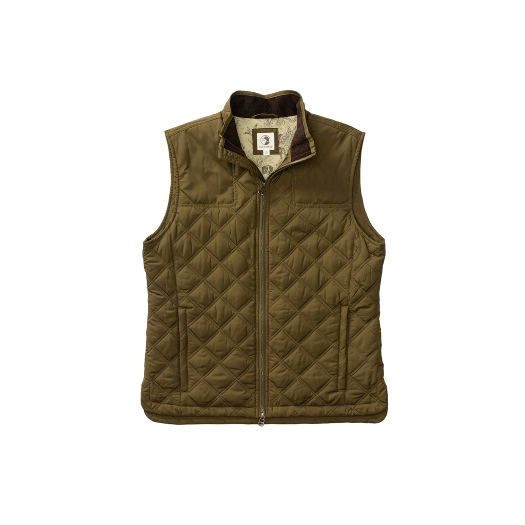 Fremont Sport Performance Quilted Vest - Dark Olive