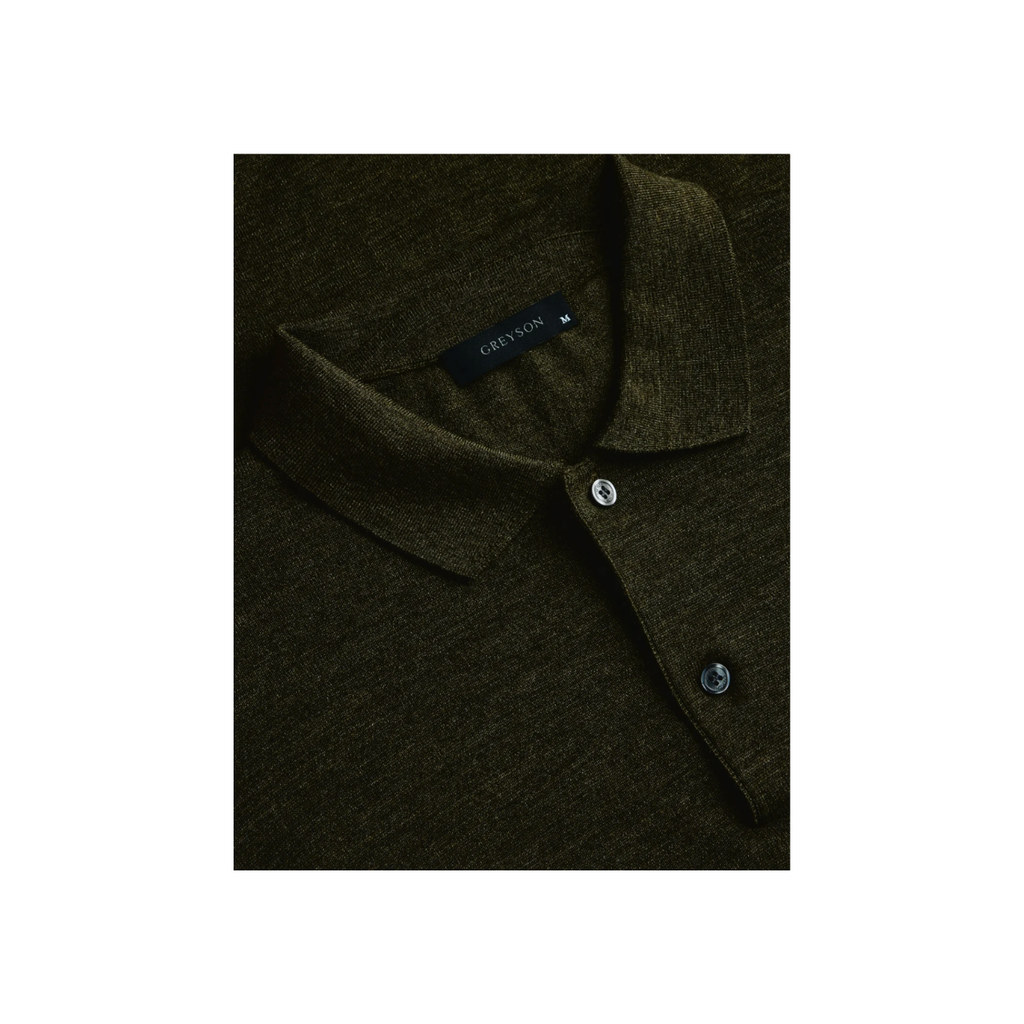 Saratoga LS Sweater Polo - Midnight Camp