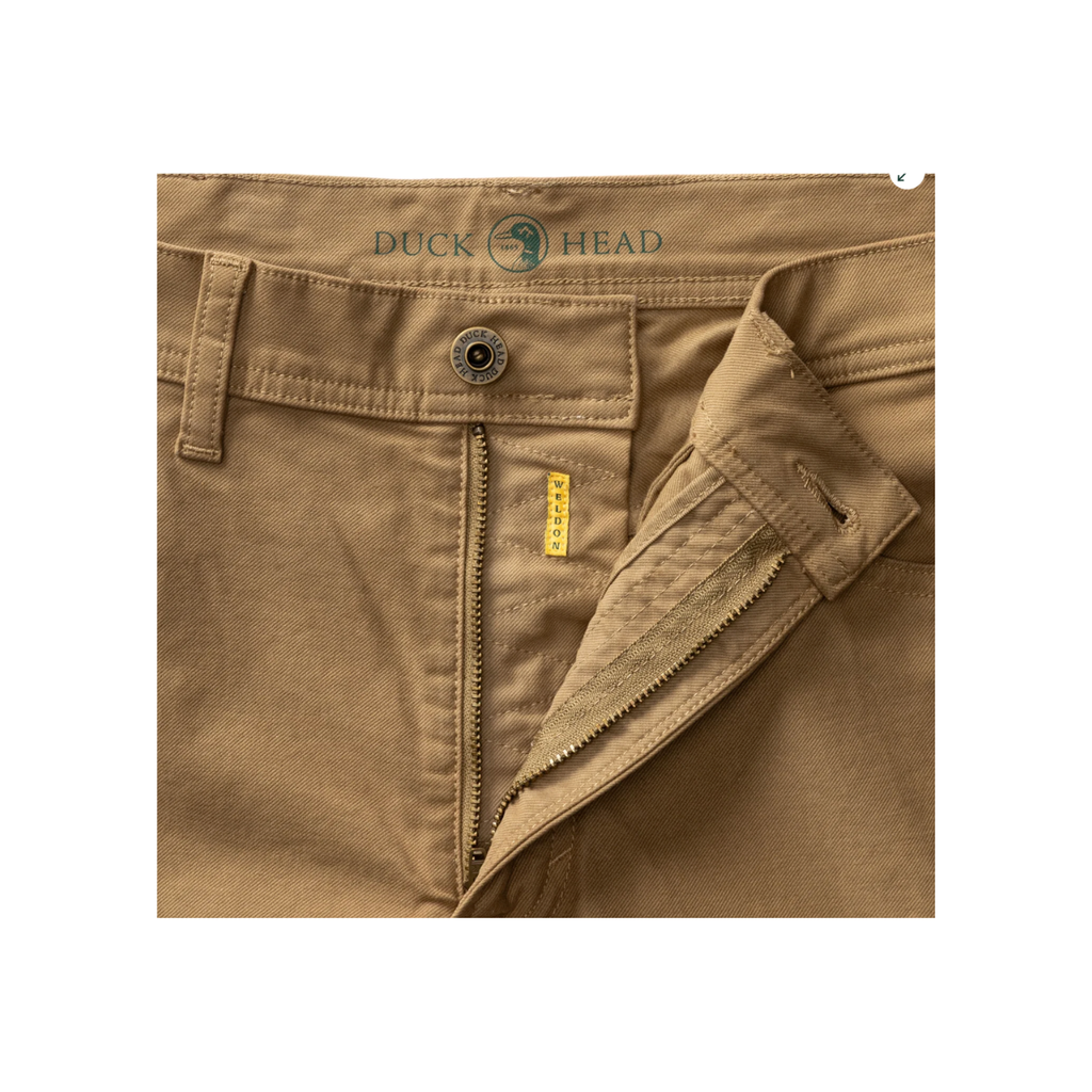 Weldon Garment Dyed Five-Pocket Pant - Rustic Brown