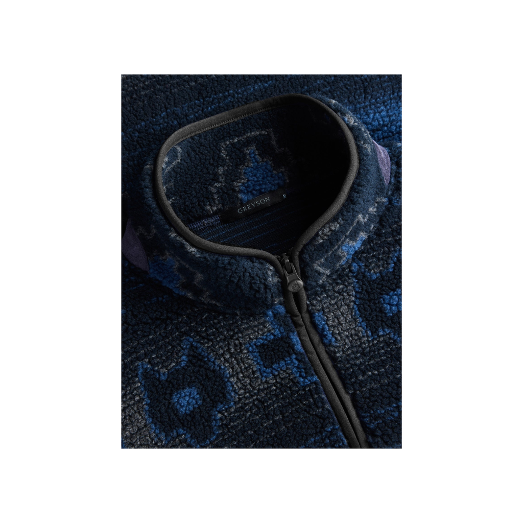 Guardian Sherpa Fleece Half Zip - Midnight Maltese Blue