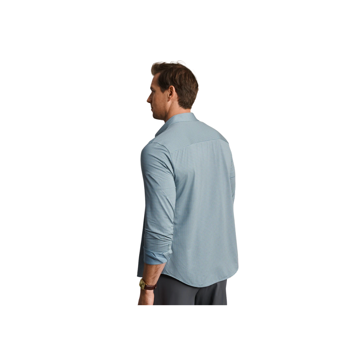 Commuter Shirt - Slim Fit - Olive Shadow Gingham