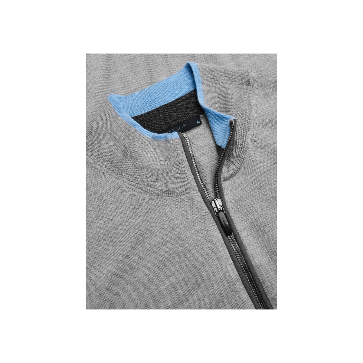 Saratoga Quarter Zip - Light Grey Heather