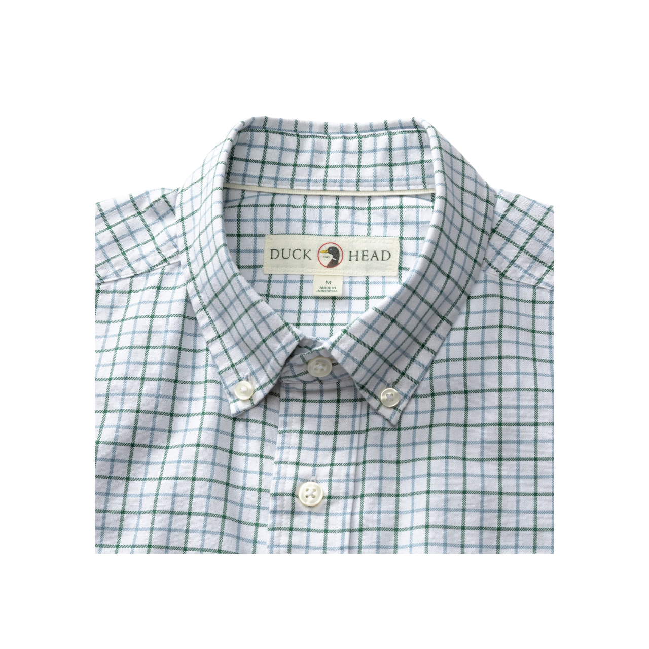 LS Cotton Oxford Sport Shirt - Kline Plaid - Hunter Green