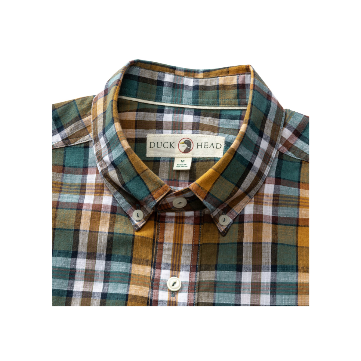 LS Cotton Slub Sport Shirt - Toni Plaid - Amberwood