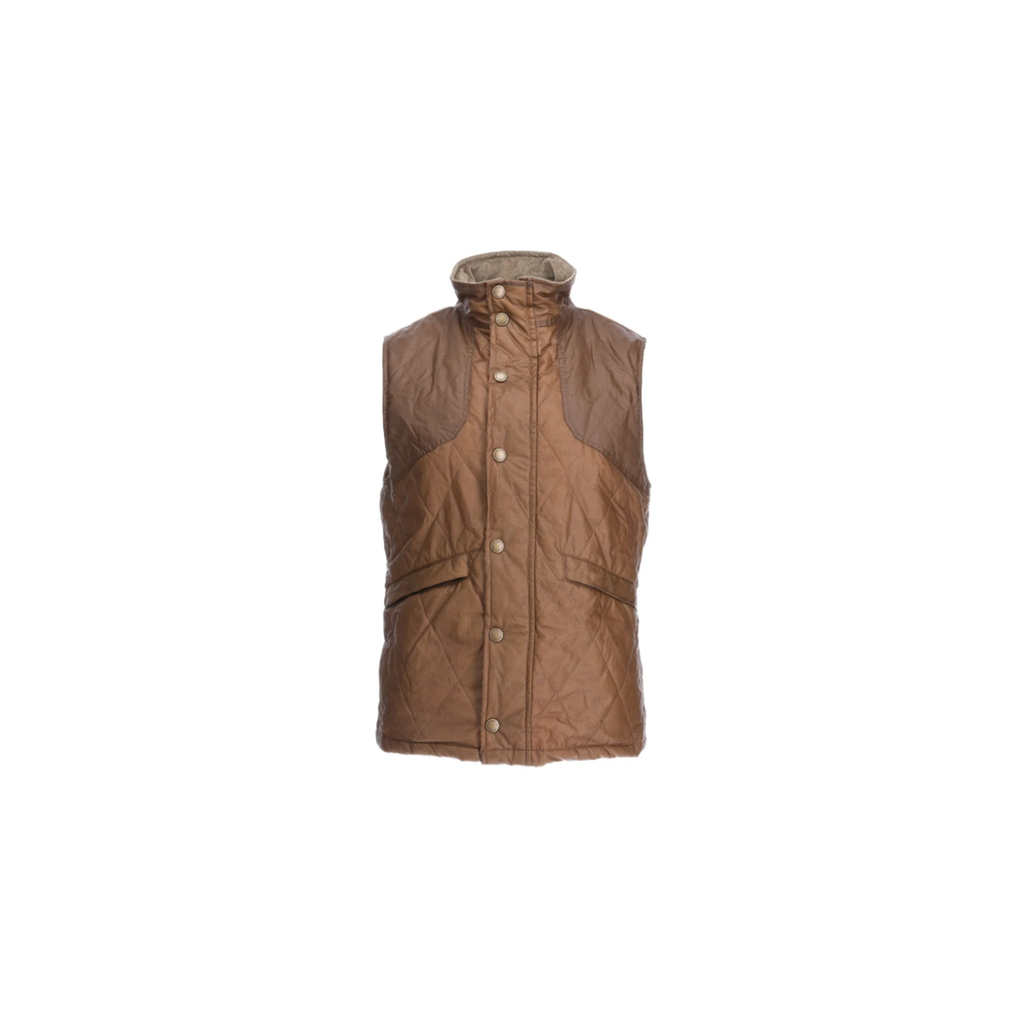 Quilted Paddock Vest - Tabacco