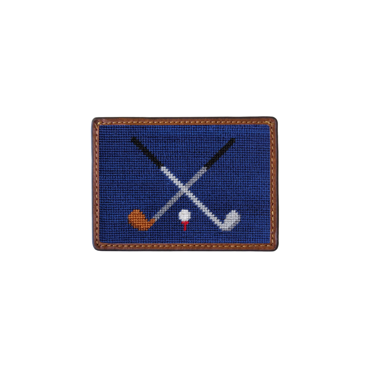 Crossed Clubs Credit Card Wallet
