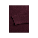 Saratoga Waffle Stitch Sweater Polo - Merlot