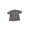 No 30 - Navy/Natural White Check