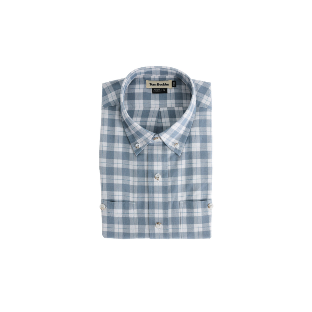 Dixon Brushed Cotton Twill Shirt - Fog