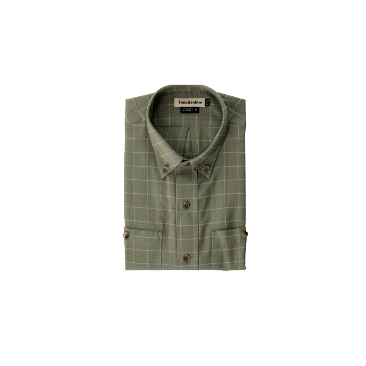 Dixon Brushed Cotton Twill Shirt - Loblolly