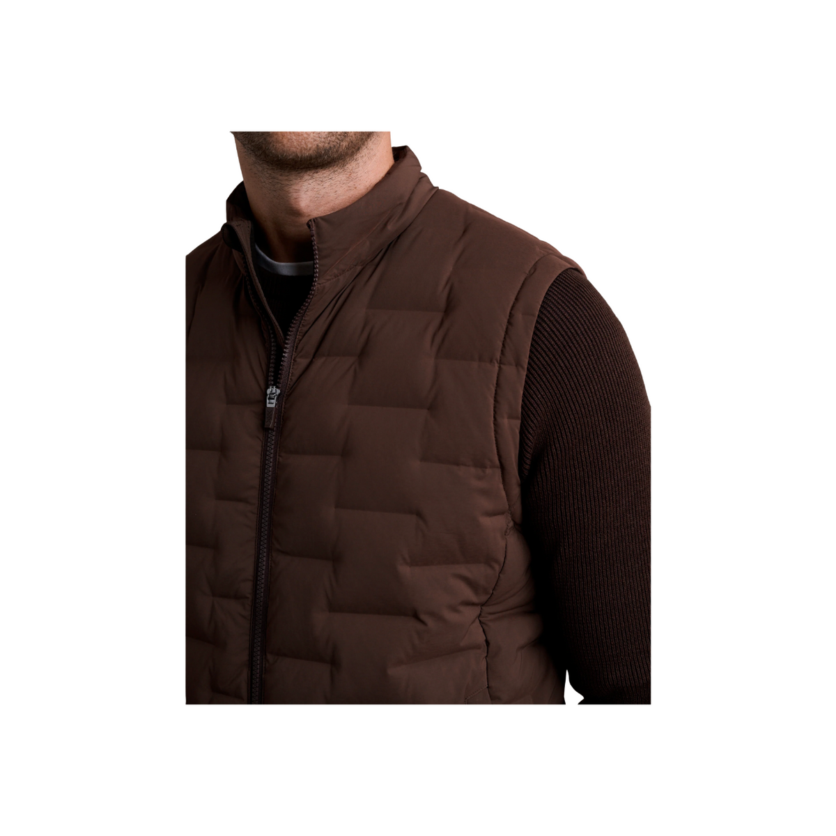 Voyage Down Vest - Ember Brown