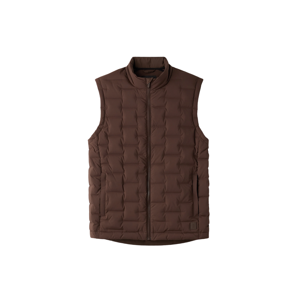 Voyage Down Vest - Ember Brown