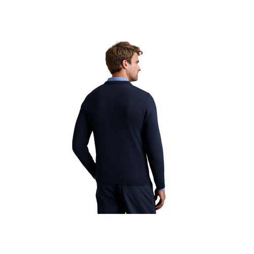 Commuter V-Neck Sweater - True Navy