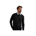 Rib Crew Neck Sweater - Asphalt