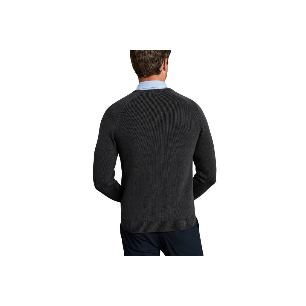 Rib Crew Neck Sweater - Asphalt