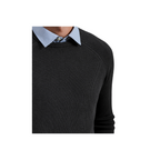 Rib Crew Neck Sweater - Asphalt