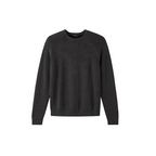 Rib Crew Neck Sweater - Asphalt