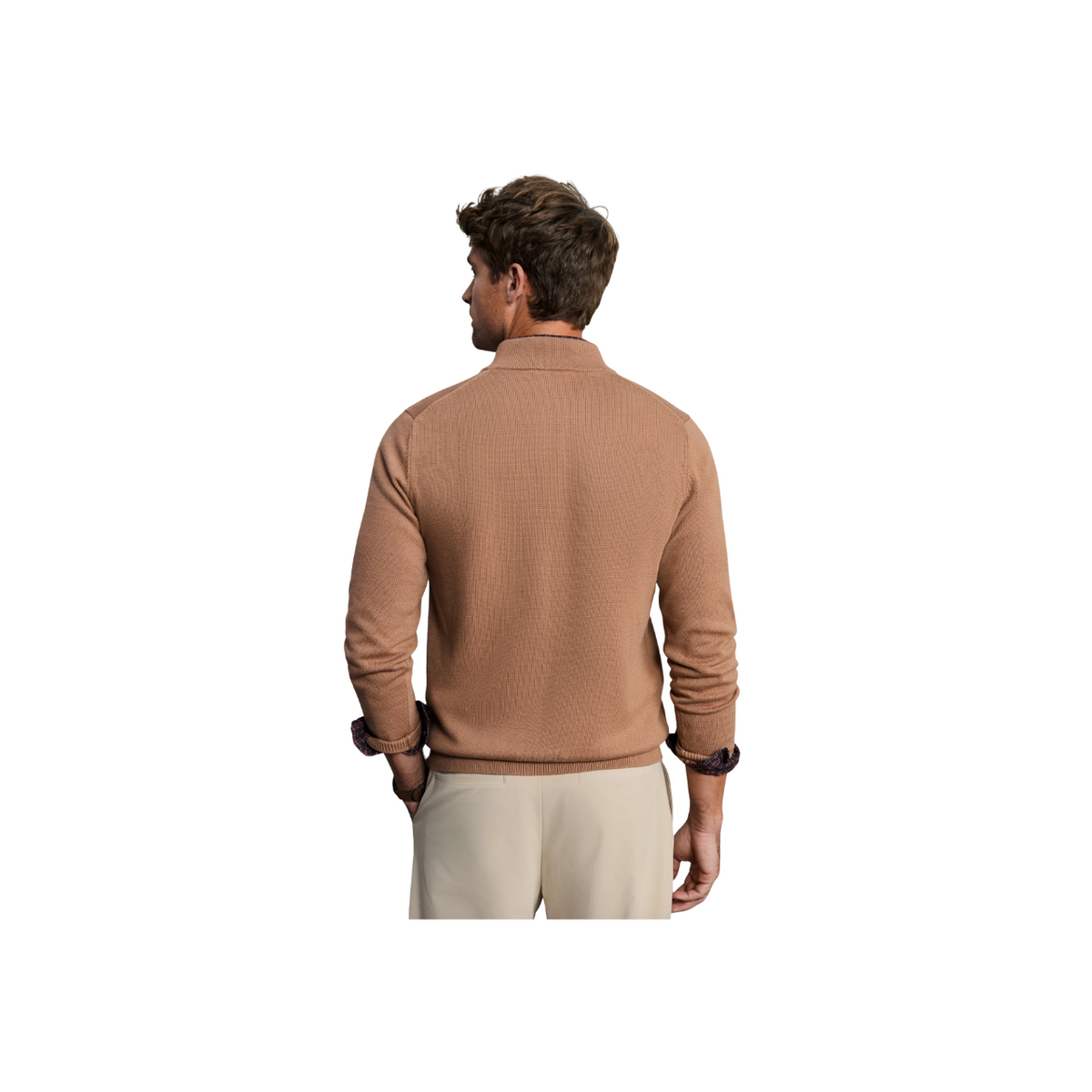 Commuter 1/4 Zip Sweater - Pecan