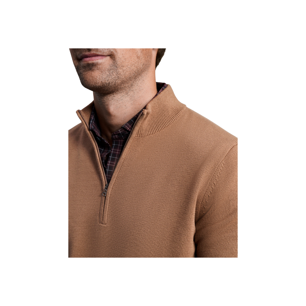Commuter 1/4 Zip Sweater - Pecan