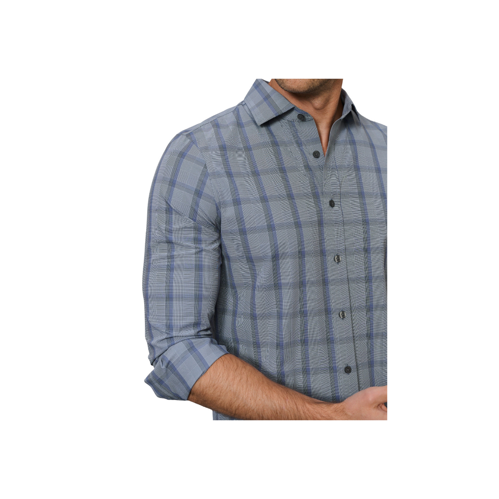 State of Mind Shirt - Slim Fit - Vintage Indigo Plaid