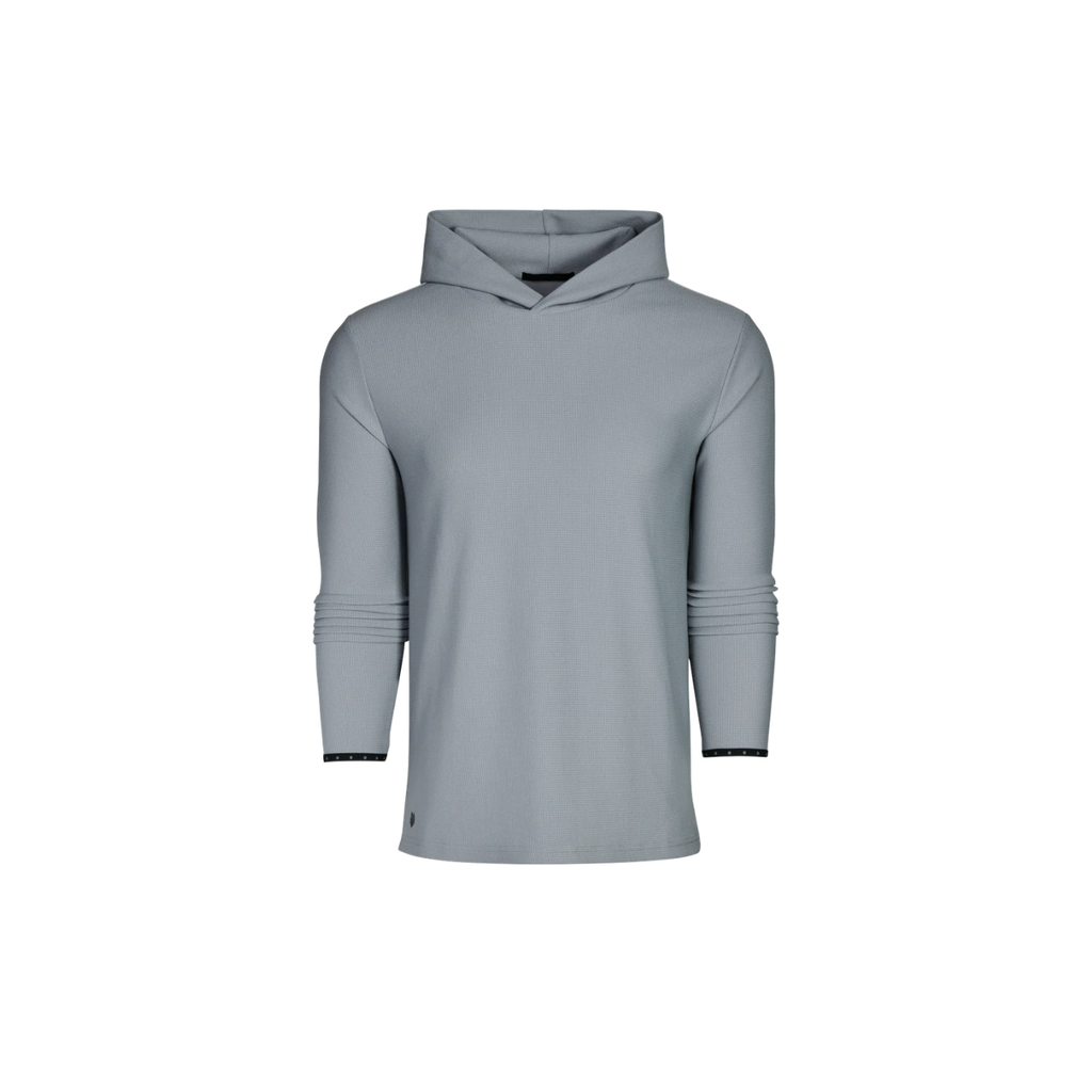 Traverse Waffle Hoodie - Pacific Fog