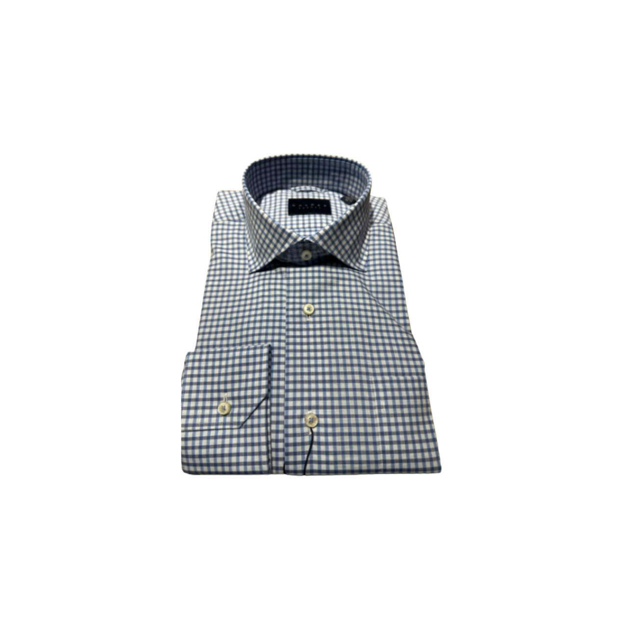 Luxe Poplin Gingham Check - Navy Blue
