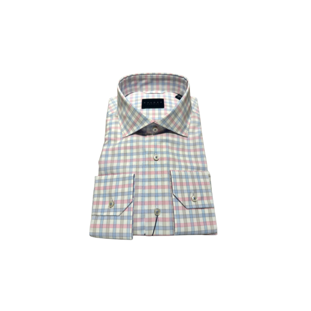 Luxe Poplin Framed Check - Pink